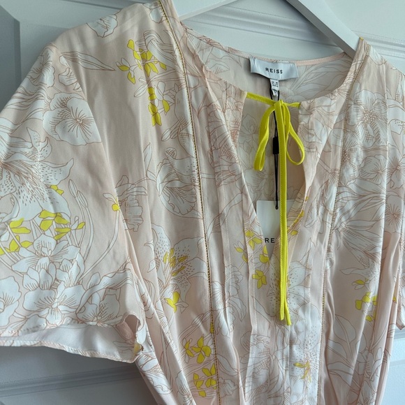 REISS Carlotta Belted Flippy Dress - Picture 7 of 12